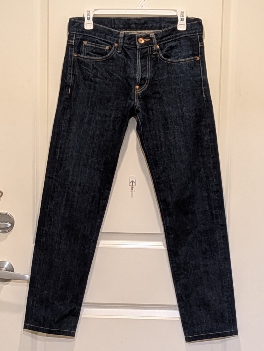 EUC Doublewood Project 30x29 Batch N 02 Redline Selvedge Denim Dark Jeans